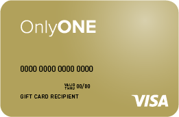 Only 1 VISA Gift Card and eGift Card