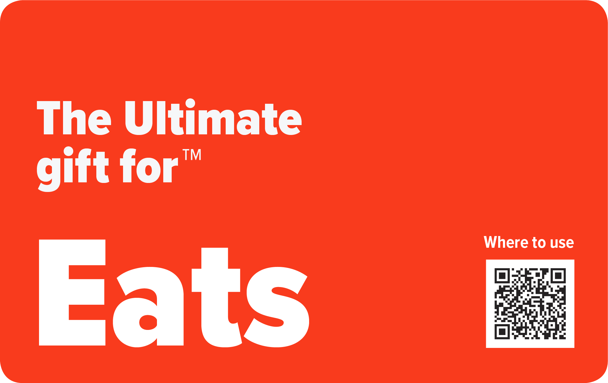 Ultimate Eats Gift Card