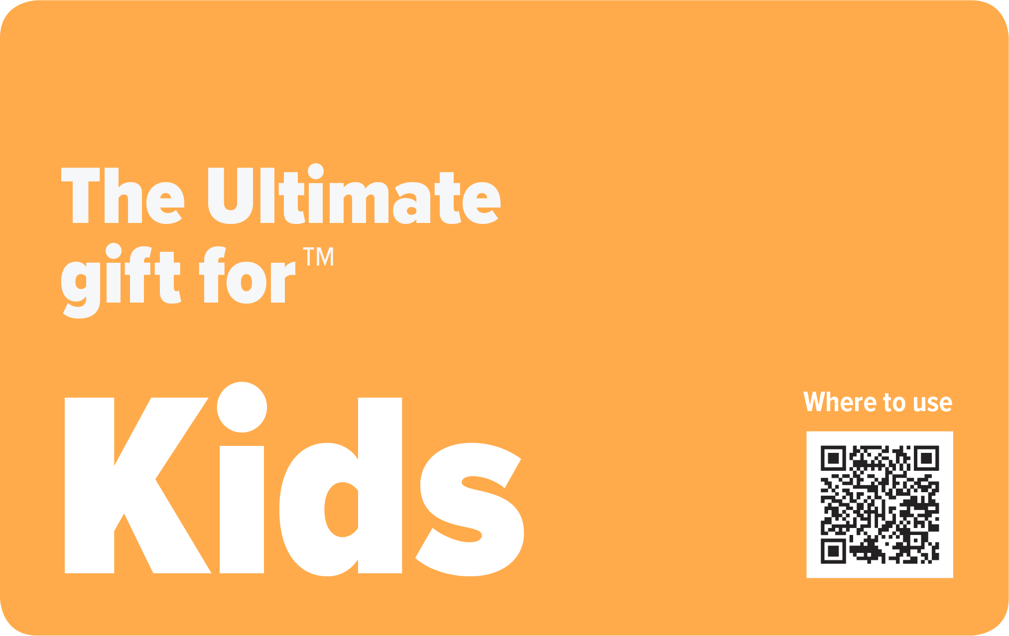 Ultimate Kids Gift Card