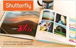 Shutterfly Gift Card